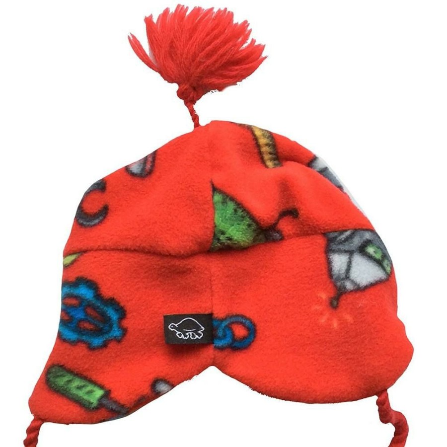 * Hot Sale Turtle Fur Kids Playful Print Earflap Beanie