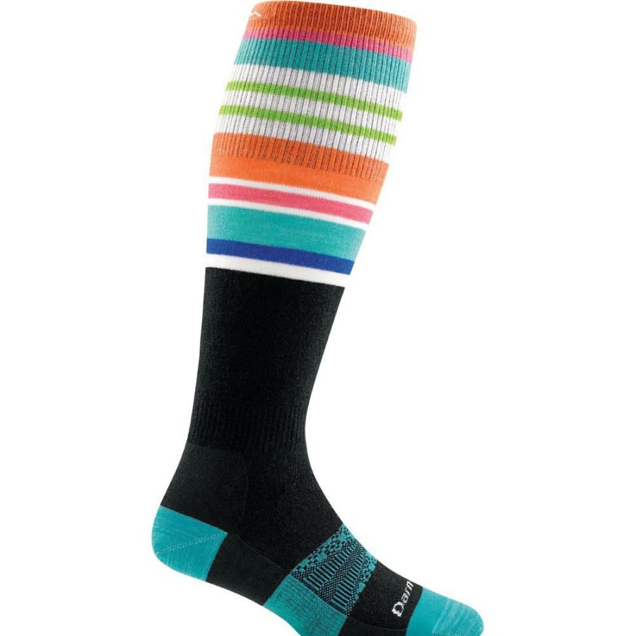 * Darn Tough Vermont Glacier Stripe Over-The-Calf Light Socks Women'S Clearance