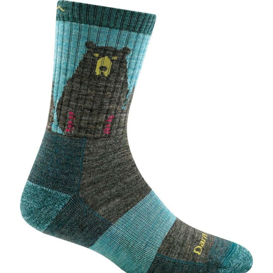 * Darn Tough Vermont Bear Town Micro Crew Lightweight Cushion Socks Women'S Special