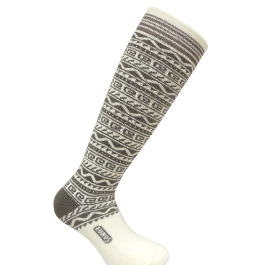 * Low Price Eurosocks Aztec Medium Weight Over The Calf Sock